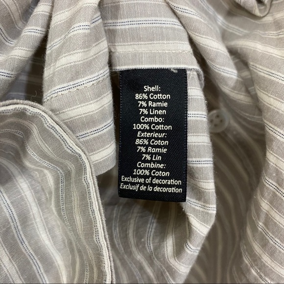 Elizabeth and James Button Down Sequin Trim Medium - Picture 6 of 6